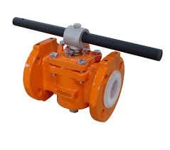 PTFE Sleeved Plug Valves | Non-Lubricated Quarter-Turn Valves | FOURVED